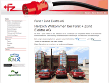 Tablet Screenshot of fz-elektroag.ch